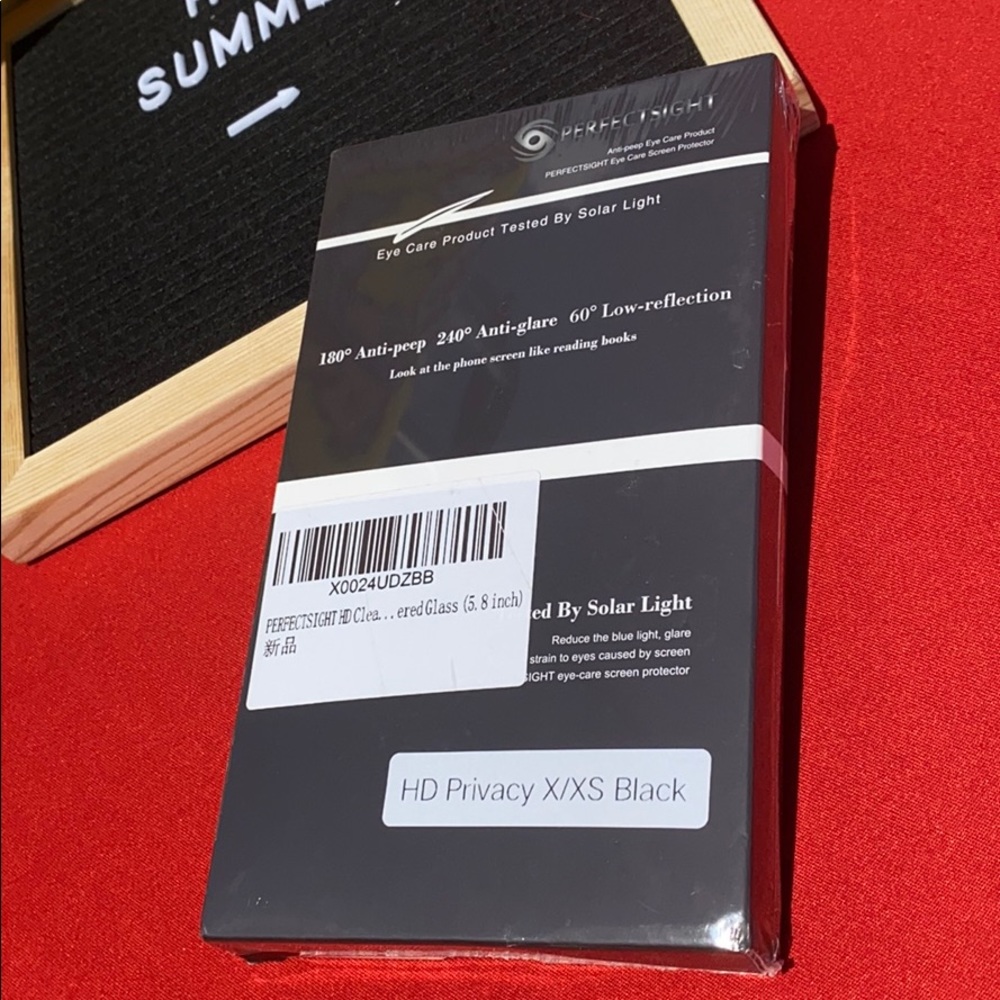 HD Privacy iPhone X/XS Black